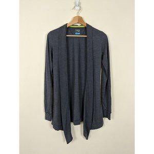 ICEBREAKER Cool-Lite Sphere Wrap Open Front Cardigan Merino Wool Womens XS READ